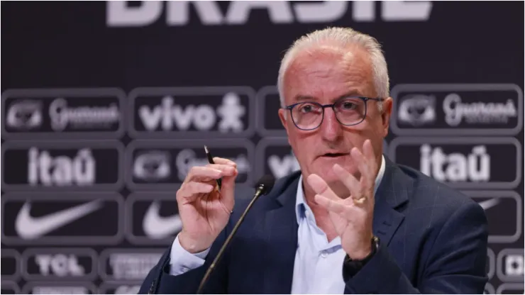 Dorival Jr durante convocação para amistosos da Seleção Brasileira - Foto:Wagner Meier/Getty Images.
