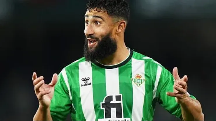 Nabil Fekir no Estádio Benito Villamarín, em partida entre Real Betis e Sevilla, pela La Liga, dia 06/11/2023. Foto: Angel Martinez/Getty Images
