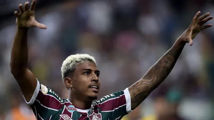 Foto: Alexandre Loureiro/Getty Images - John Kennedy, atacante do Fluminense
