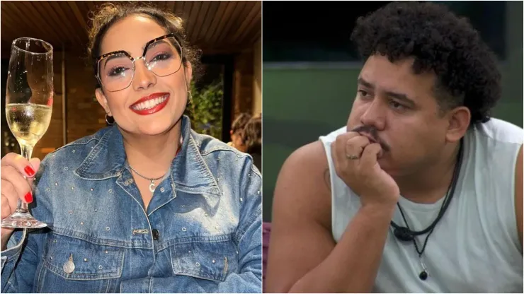 Camila Moura e Lucas Buda - Fotos: Instagram/Camila Moura e Reprodução/TV Globo 
