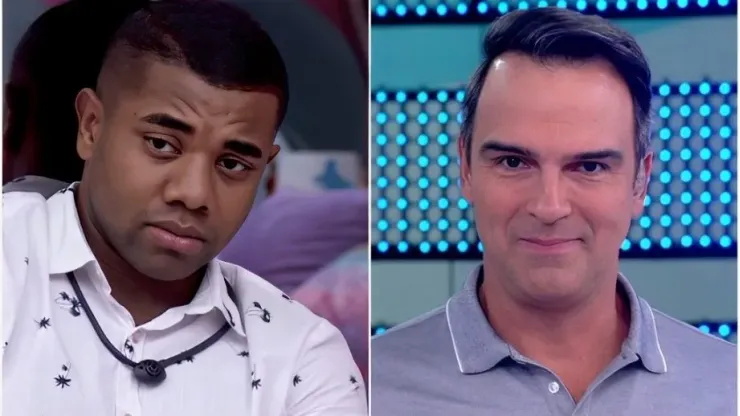 Alane e Davi falam sobre Tadeu - Reprodução/TV Globo
