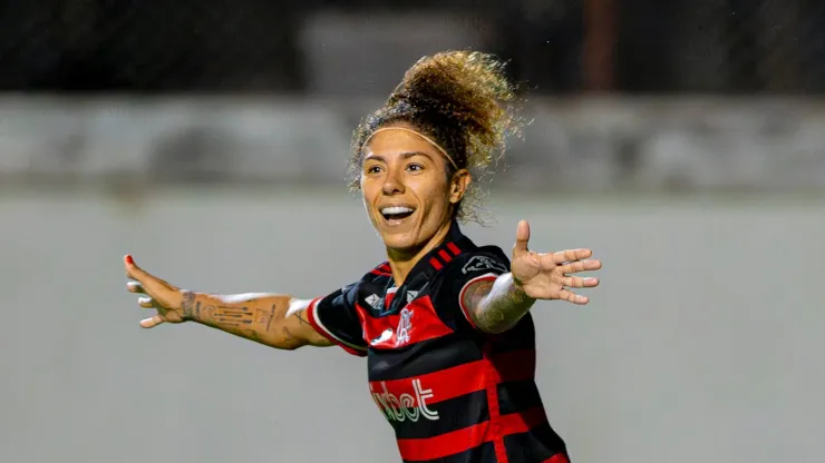 Cristiane é a artilheira do Flamengo no Brasileirão Feminino. Divulgação/CBF.
