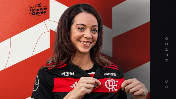 Imane Chebel é o novo reforço das Meninas da Gávea. Divulgação/Flamengo.
