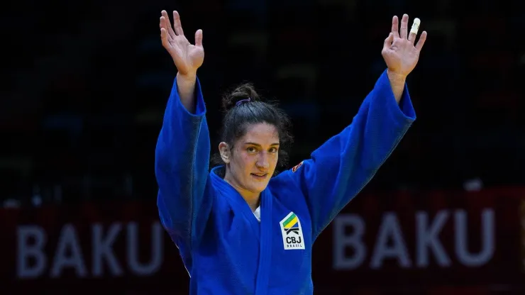 Mayra Aguiar está na lista da primeira convocação do judô aos Jogos. Foto: Gabriela Sabau/IJF
