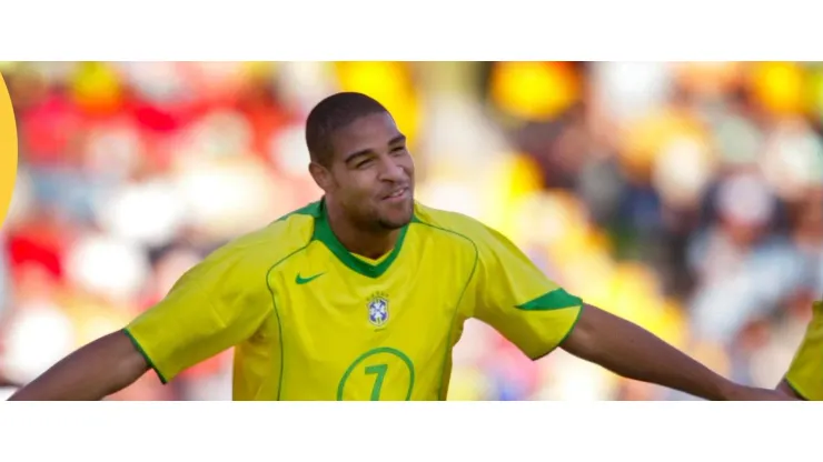 Adriano comemorando um dos gols da Copa América de 2004.
(Foto: CONMEBOL)
