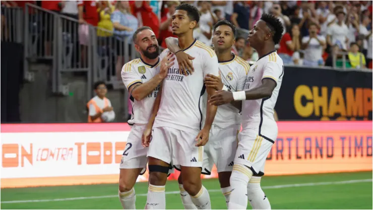 Real Madrid disputará as quartas de final da Champions League - Foto:Tim Warner/Getty Images
