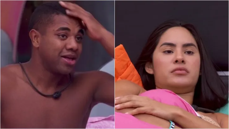 Davi e Isabelle no BBB 24. Reprodução/Globo
