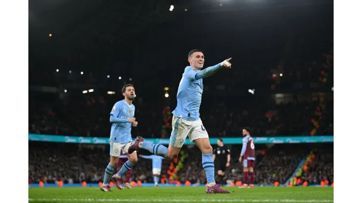 Phil Foden é esperança do Manchester City no confronto com o Real Madrid (Photo by Michael Regan/Getty Images)
