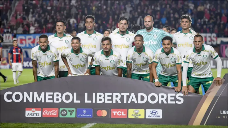 Titulares do Palmeiras na primeira partida da Libertadores - Foto: Marcelo Endelli/Getty Images
