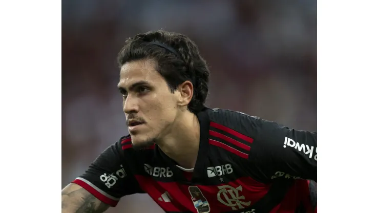 Pedro comemorando em partida do Flamengo no Carioca.
Foto: Flamengo.
