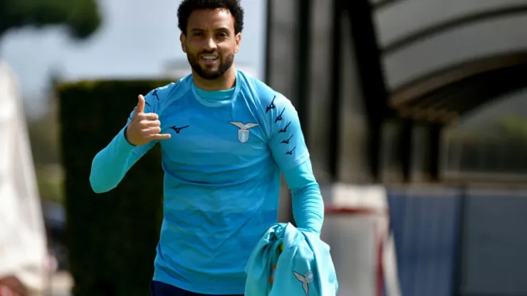 Felipe Anderson em ação pela Lázio
