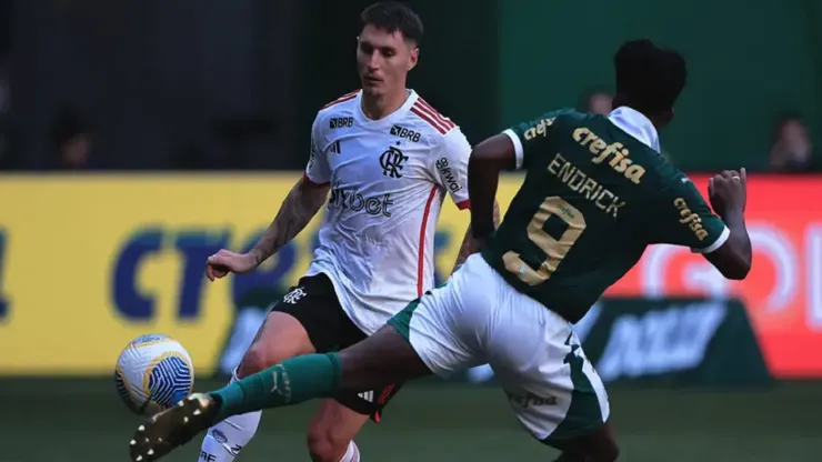 Foto: Ettore Chiereguini/AGIF - Palmeiras e Flamengo empatam sem gols no Allianz Parque
