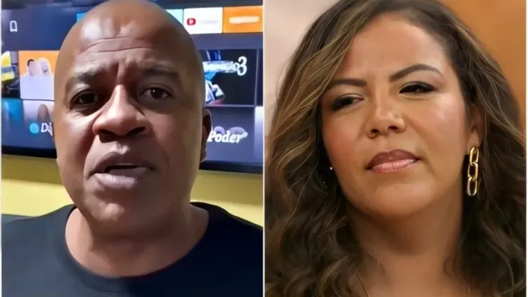 Mani e Toninho Tornado disputam o termo ‘calabreso’ - Instagram/Toninho Tornado (foto 1) - Reprodução/TV Globo (foto 2)
