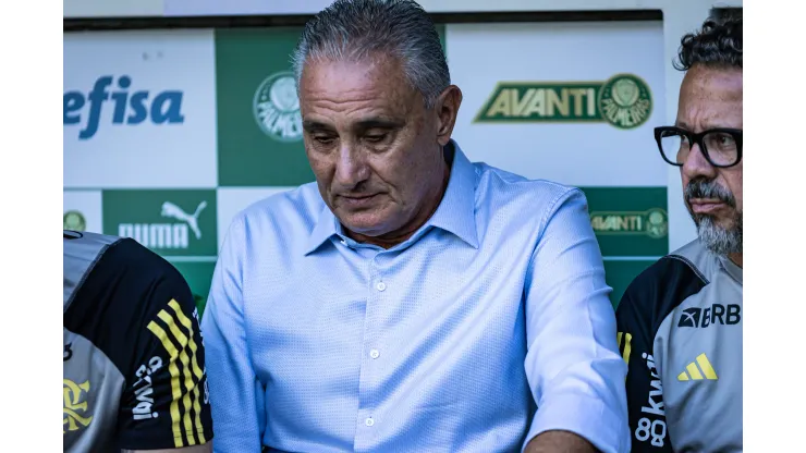 Tite, técnico do Flamengo, foi criticado por falta de ambição. 
