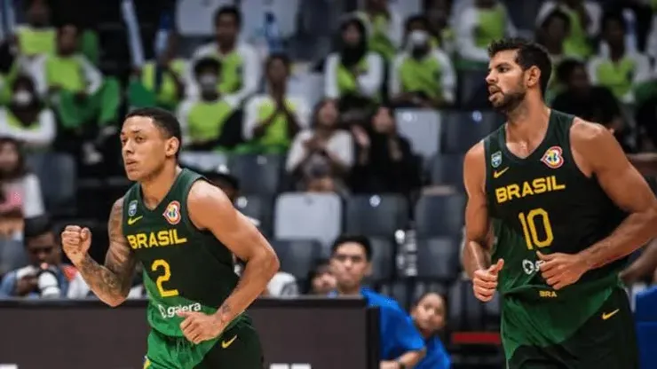 Atletas da Seleção Brasileira de Basquete disputaram etapas da AmeriCup em março de 2024 (Foto: Divulgação/CBB)
