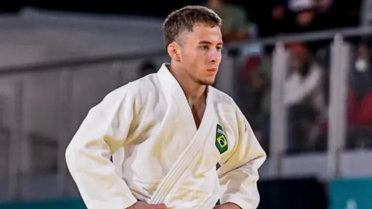 Michel Augusto, ouro na categoria até 60kg no Pan. Foto; Divulgação/CBJ
