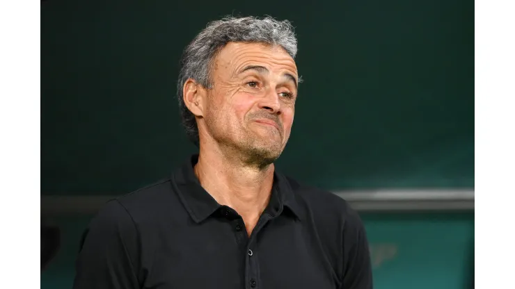 Luis Enrique em partida da Copa do Mundo
(Foto: Stu Forster/Getty Images)
