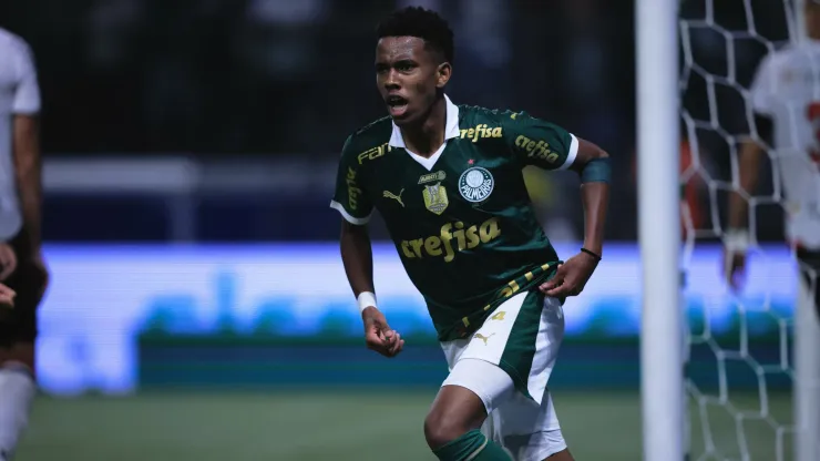 Jovem atacante marcou mais um gol com a camisa do Palmeiras
