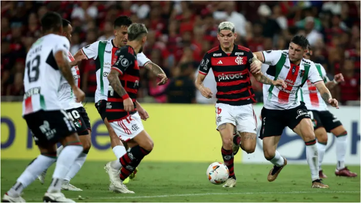 Foto: Wagner Meier/Getty Images - Palestino x Flamengo pela Libertadores.
