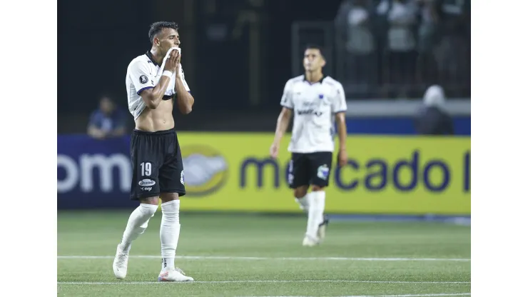 SAO PAULO, BRAZIL - APRIL 11: Luciano Rodriguez of Liverpool reacts after a Group F match between Palmeiras and Liverpool as part of Copa CONMEBOL Libertadores 2024 at Allianz Parque on April 11, 2024 in Sao Paulo, Brazil.  (Photo by Alexandre Schneider/Getty Images)
