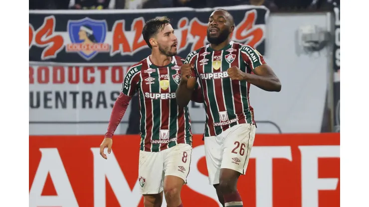 Manoel foi o autor do gol da vitória do Fluminense (Foto de Marcelo Hernandez/Getty Images)
