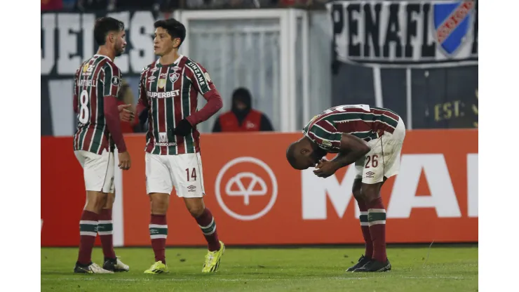 Manoel comemorando gol pelo Fluminense (Foto de Marcelo Hernandez/Getty Images)
