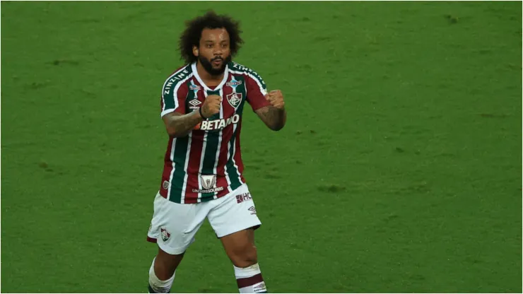 Foto: Buda Mendes/Getty Images - Marcelo comemorando.
