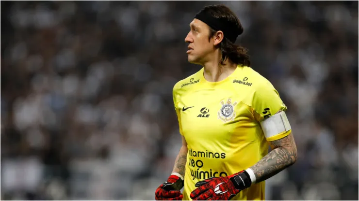 Foto: Ricardo Moreira/Getty Images - Cássio em jogo do Corinthians.
