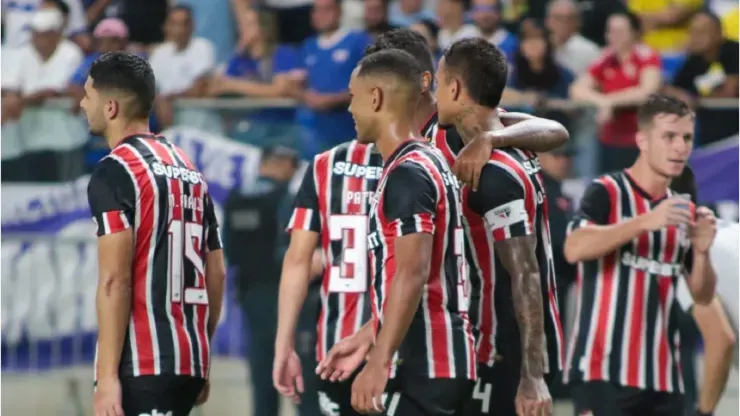 Foto: Fernando Torres/AGIF - São Paulo venceu o Águia de Marabá com gols de Luiz Gustavo e Juan (duas vezes) na partida de ida
