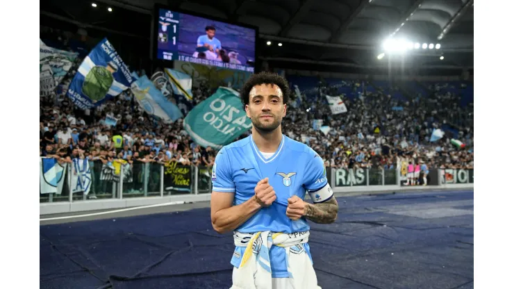 Foto: Marco Rosi - SS Lazio/Getty Images - Felipe Anderson se despediu da Lazio 
