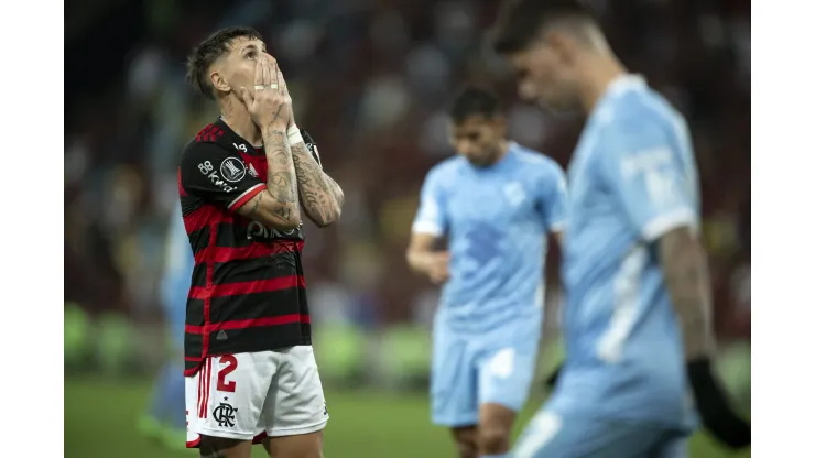 Varela jogador do Flamengo. Foto: Jorge Rodrigues/AGIF
