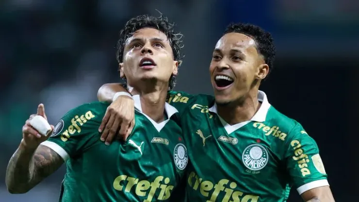 Palmeiras na Libertadores 2024. Foto: Alexandre Schneider/Getty Images
