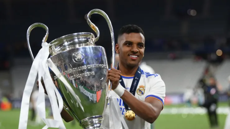 Rodrygo é destaque de Carlo Ancelotti. Shaun Botterill/Getty Images.
