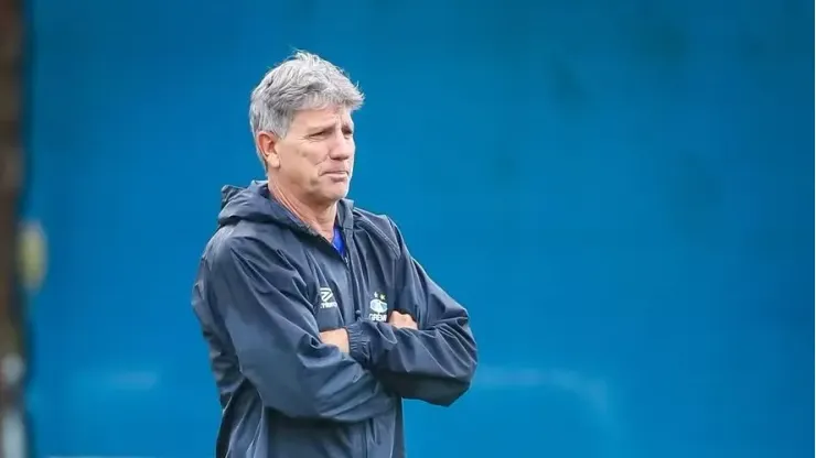 Foto: Lucas Uebel/Grêmio - Renato Gaúcho em treino do Grêmio
