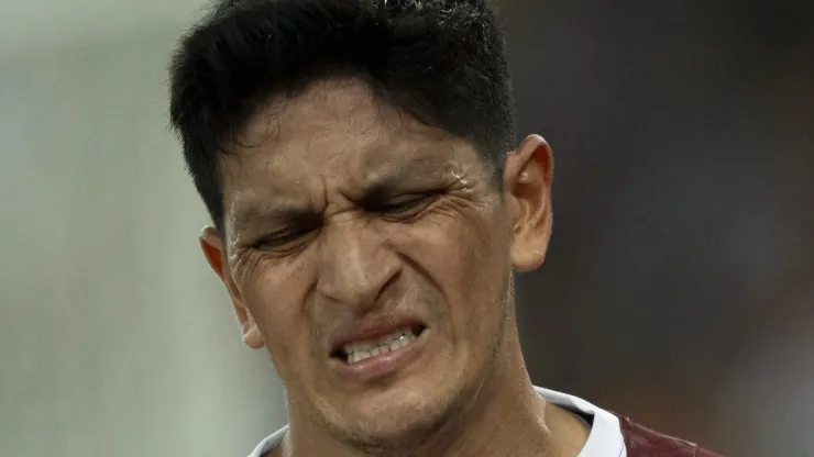 German Cano jogador do Fluminense lamenta durante partida contra o Juventude no estadio Maracana pelo campeonato Brasileiro A 2024. Foto: Jorge Rodrigues/AGIF
