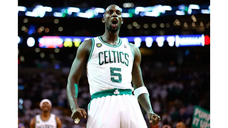 Kevin Garnett, destaque dos Celtics em 2008 no título da NBA (Foto: Jared Wickerham/Getty Images)
