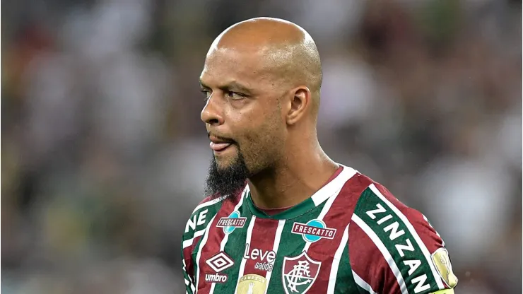 Felipe Melo preocupa o Fluminense. Foto: Thiago Ribeiro/AGIF
