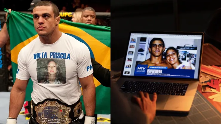 Disney irá lançar documentário sobre irmã de Vitor Belfort, desaparecida há 20 anos - Foto 1: Reprodução/Instagram de Vitor Belfort | Foto 2: Reprodução/Disney+
