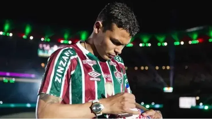 Foto: Lucas Merçon/Fluminense - Thiago Silva, novo reforço do Fluminense
