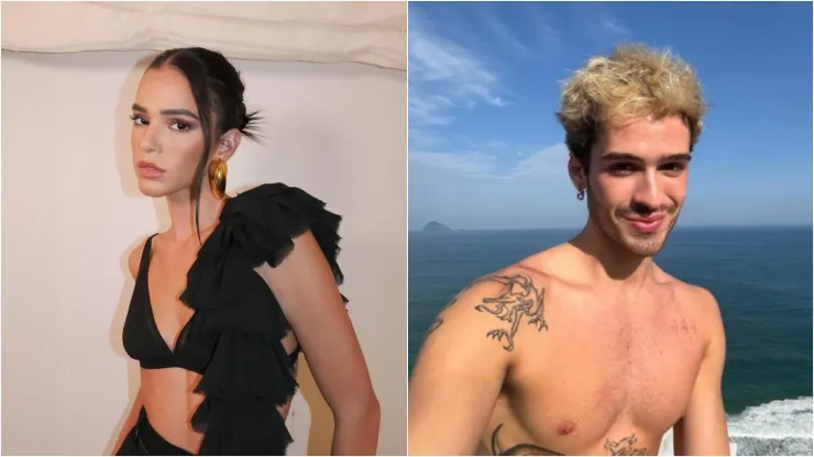 Bruna Marquezine e João Guilherme. Foto 1: Reprodução/Instagram oficial de Bruna Marquezine; Foto 2: Reprodução/Instagram oficial de João Guilherme
