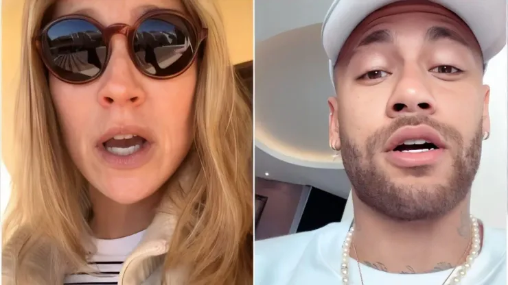 Neymar e Luana Piovani já trocaram farpas - Instagram de ambos
