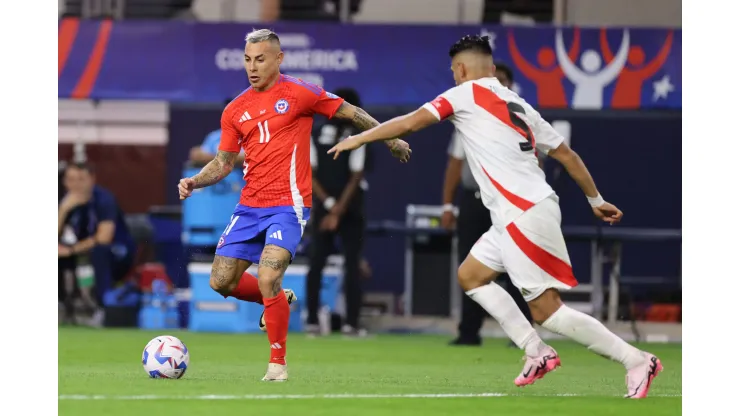 Peru e Chile se enfrentaram pela Copa América. (Foto de Ron Jenkins/Getty Images)
