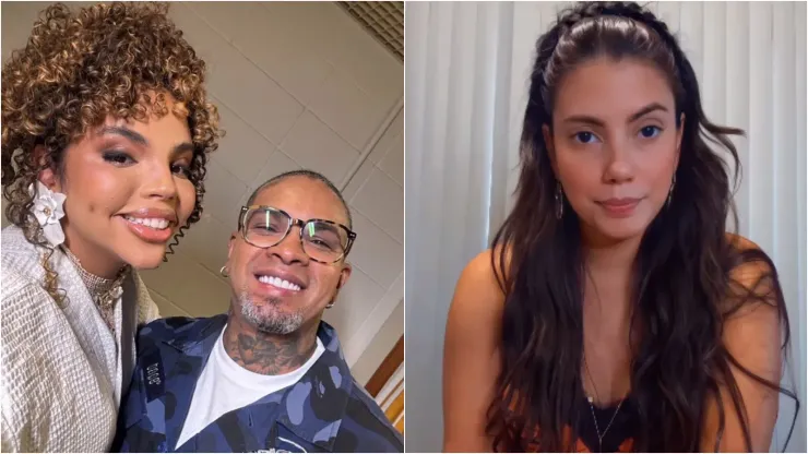 Pitel, Rodriguinho e Fernanda. Foto 1: Reprodução/Instagram oficial de Pitel; Foto 2: Reprodução/Instagram oficial de Fernanda Bande
