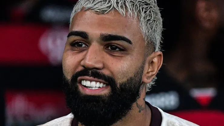 Gabigol durante aquecimento antes da partida entre Flamengo e Amazonas, no Maracanã, pela Copa Do Brasil, no dia 01/05/2024.
