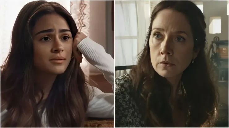 Sandra e Iolanda em Renascer - Reprodução/TV Globo
