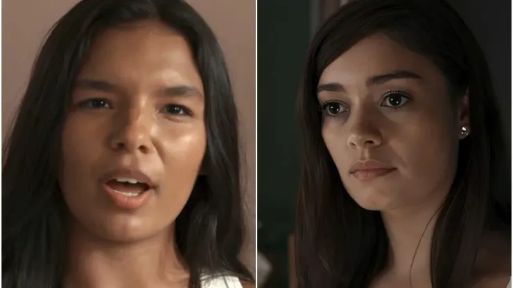 Ritinha e Eliana em Renascer - Reprodução/TV Globo
