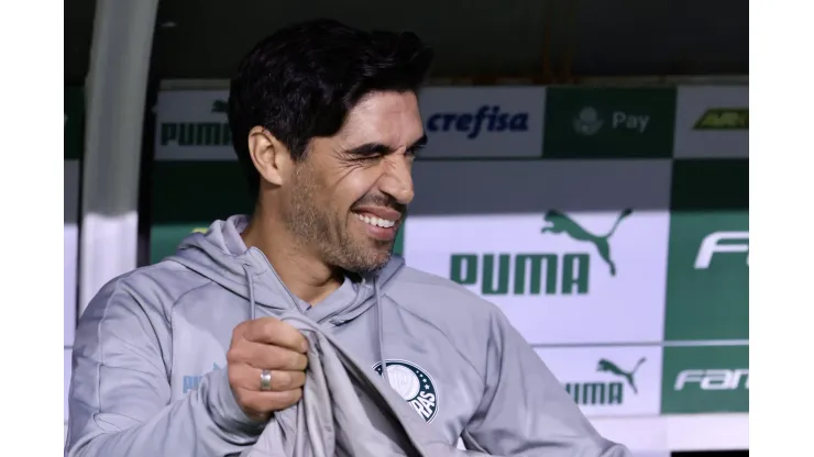 Abel Ferreira técnico do Palmeiras durante partida contra o Corinthians no Estádio Arena Allianz Parque pelo campeonato Brasileiro A 2024. Foto: Marcello Zambrana/AGIF
