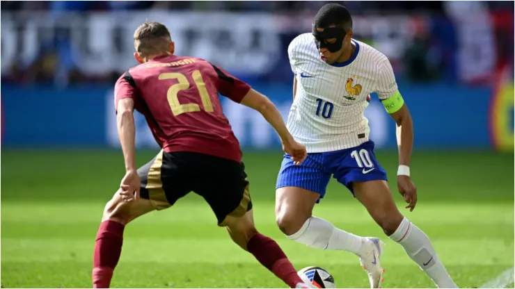 Foto: Clive Mason/Getty Images - Jogo entre França e Bélgica
