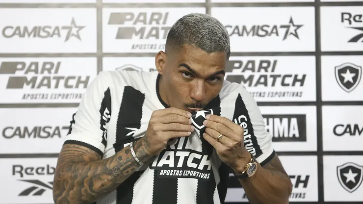 Allan no Botafogo.  Foto: Vitor Silva/Botafogo.
