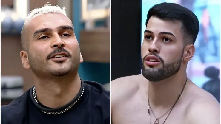 Brenno e Kaio em A Grande Conquista 2 - Reprodução/Record
